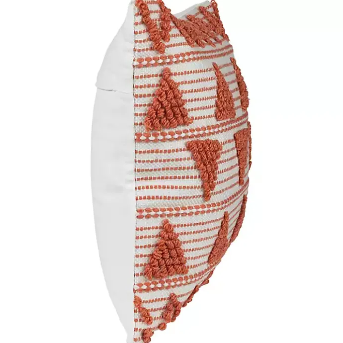 Hot Kirklands Home Orange Woven Triangle Indoor/Outdoor Pillow