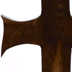 Kirklands Home Organic Shape Cross Wall Plaque, 20 in. Brown