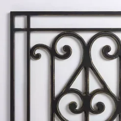 Best Kirklands Home Orleans Scroll Panel Wall Plaque Black