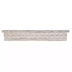 Best Kirklands Home Ornate Farmhouse Wooden Wall Shelf, 36 in.