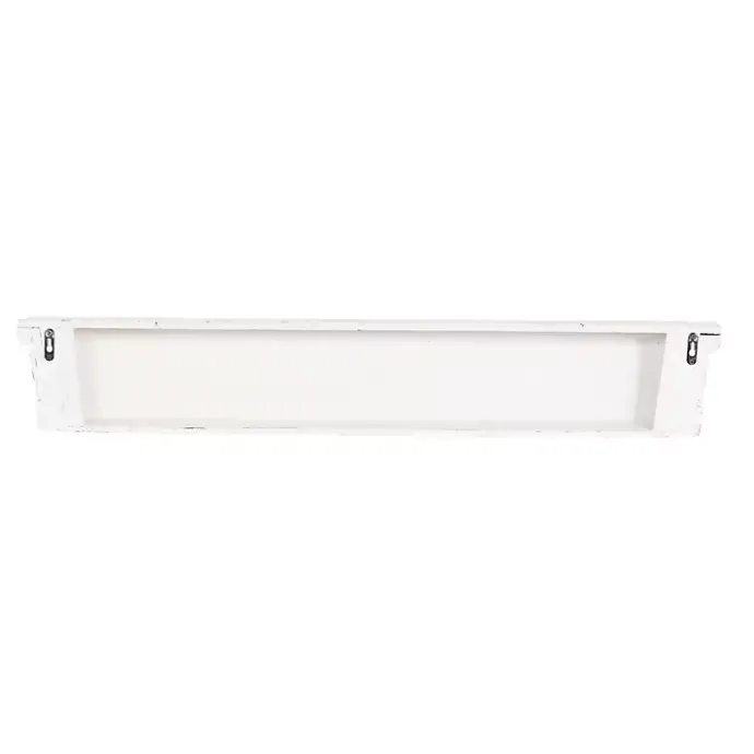 Best Kirklands Home Ornate Farmhouse Wooden Wall Shelf, 36 in.