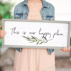Sale Kirklands Home Our Happy Place Wall Plaque