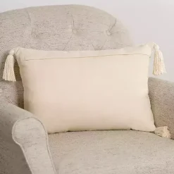 Outlet Kirklands Home Our Nest Ivory Lumbar Pillow