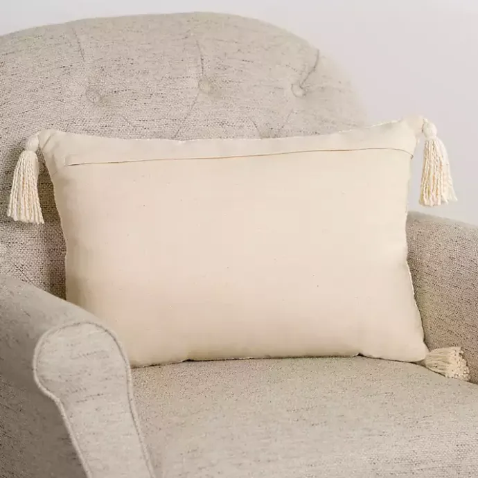 Outlet Kirklands Home Our Nest Ivory Lumbar Pillow
