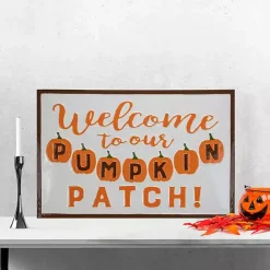 Best Kirklands Home Our Pumpkin Patch Metal Wall Plaque