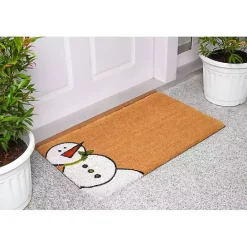 Online Kirklands Home Outdoor Snowman Festive Christmas Doormat