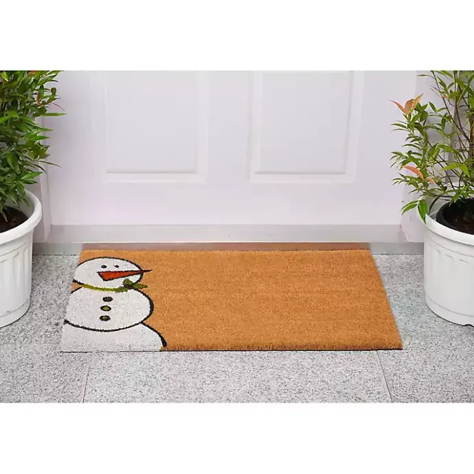 Online Kirklands Home Outdoor Snowman Festive Christmas Doormat