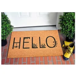 Hot Kirklands Home Outdoor Spooky Hello Halloween Doormat