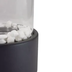 Discount Kirklands Home Outdoor Tabletop Fireplace on Base Black