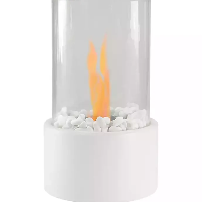 Best Kirklands Home Outdoor Tabletop Fireplace on Base White