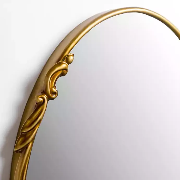 Sale Kirklands Home Oval Louisa Gold Wall Mirror