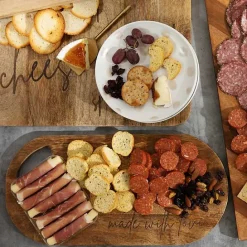 Sale Kirklands Home Oval Made with Love Serving Board Brown