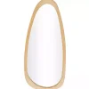 Sale Kirklands Home Oval Natural Wood Wall Mirror