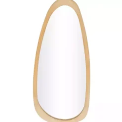 Sale Kirklands Home Oval Natural Wood Wall Mirror