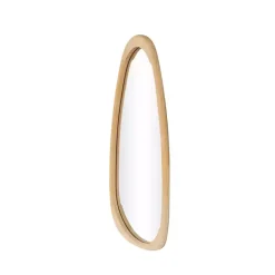Sale Kirklands Home Oval Natural Wood Wall Mirror