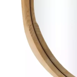 Sale Kirklands Home Oval Natural Wood Wall Mirror