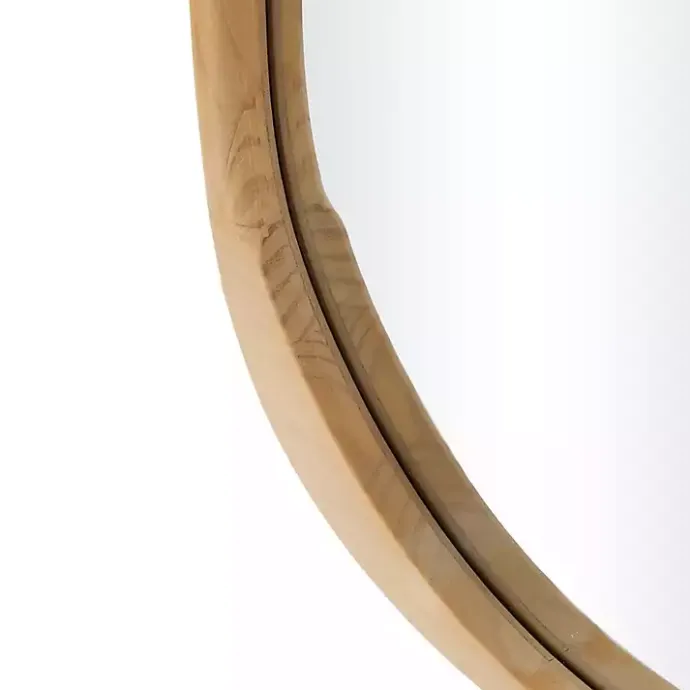 Sale Kirklands Home Oval Natural Wood Wall Mirror