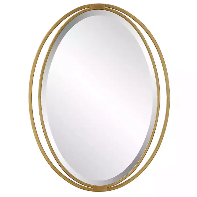 Sale Kirklands Home Oval Rhodes Gold Wall Mirror