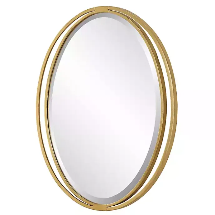 Sale Kirklands Home Oval Rhodes Gold Wall Mirror