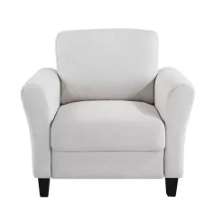 Discount Kirklands Home Oyster Walter Accent Chair Ivory