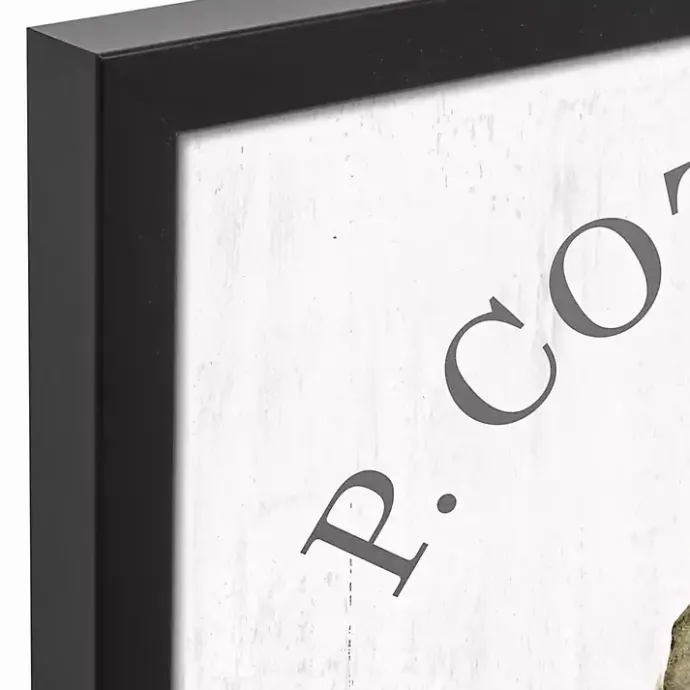 Sale Kirklands Home P Cottontail Egg Decorating Framed Canvas Print White