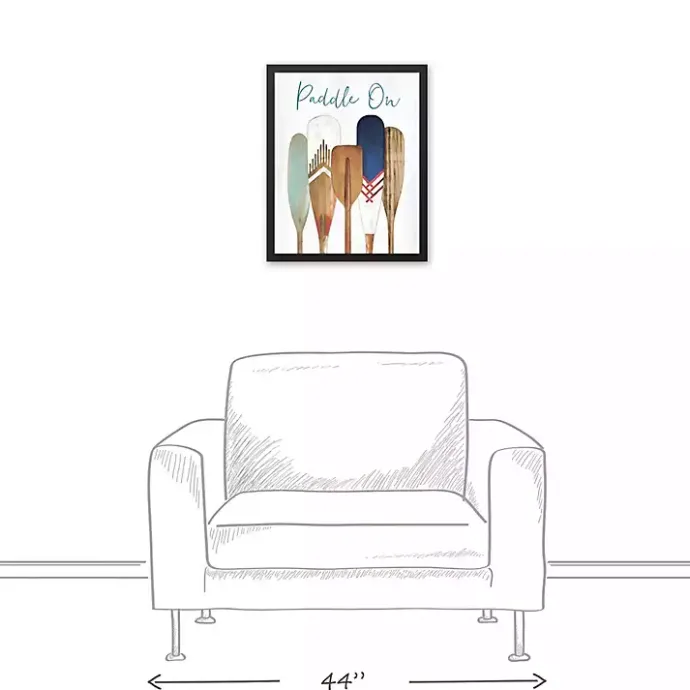 Clearance Kirklands Home Paddle On Framed Canvas Art Print Multi