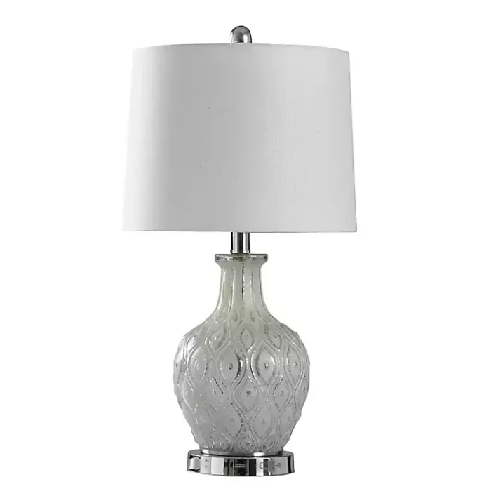 New Kirklands Home Painted Mercury Glass Table Lamp