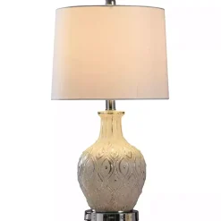 New Kirklands Home Painted Mercury Glass Table Lamp