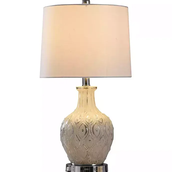 New Kirklands Home Painted Mercury Glass Table Lamp