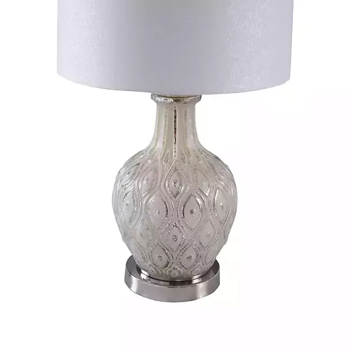 New Kirklands Home Painted Mercury Glass Table Lamp