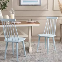 Best Kirklands Home Pale Burris Dining Chairs, Set of 2 Blue