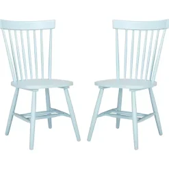Online Kirklands Home Pale Parker Spindle Dining Chairs, Set of 2 Blue
