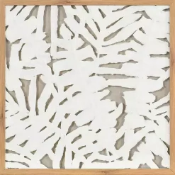 Sale Kirklands Home Palm Leaf II Shadowbox Wall Plaque