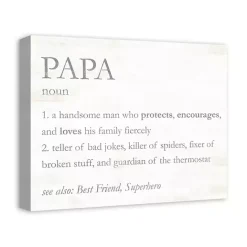Kirklands Home Papa Definition Wall Plaque