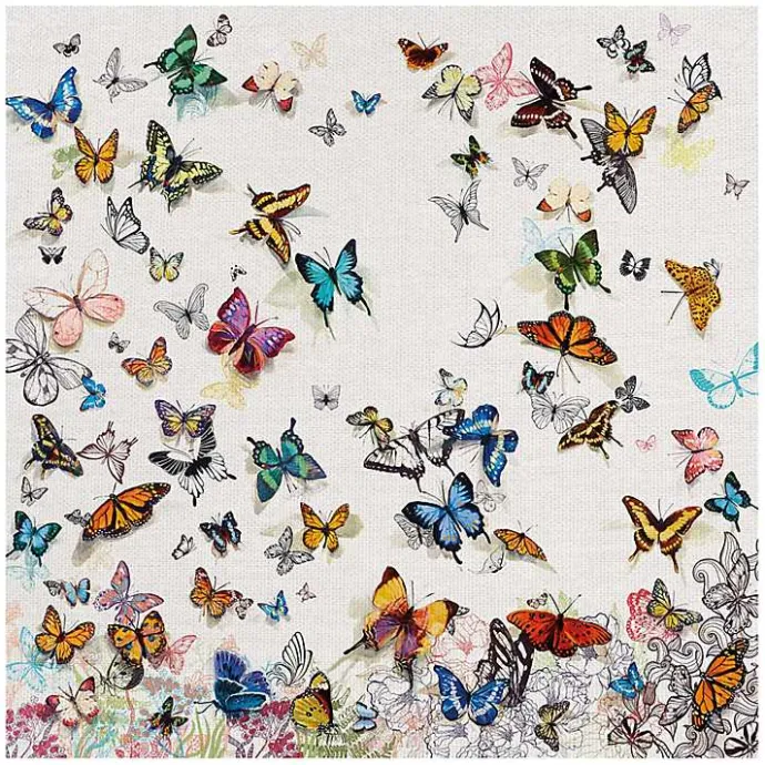 Online Kirklands Home Papillon Canvas Art Print Multi