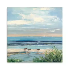 Best Kirklands Home Paradise Beach Canvas Art Print, 20x20 in. Blue