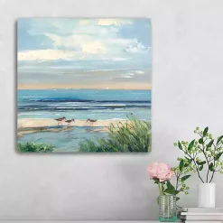 Best Kirklands Home Paradise Beach Canvas Art Print, 20x20 in. Blue