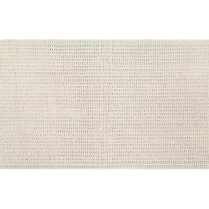 Sale Kirklands Home Parchment Memory Foam Chenille Bath Mat, 45 in. Tan