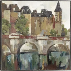 New Kirklands Home Paris Late Summer Framed Canvas Art Print Multi