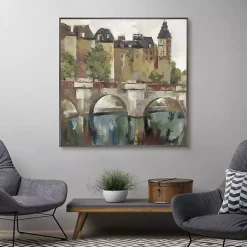 New Kirklands Home Paris Late Summer Framed Canvas Art Print Multi