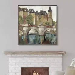 New Kirklands Home Paris Late Summer Framed Canvas Art Print Multi