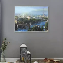 Best Kirklands Home Paris Pedestrian Bridge Framed Canas Art Print Multi