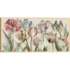 Outlet Kirklands Home Parrot Tulips Framed Canvas Art Print Multi