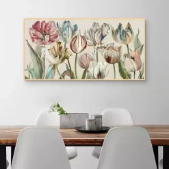Outlet Kirklands Home Parrot Tulips Framed Canvas Art Print Multi