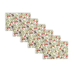 Outlet Kirklands Home Partridge in a Pear Tree Placemats, Set of 6