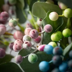 Hot Kirklands Home Pastel Berry and Eucalyptus Stems, Set of 3
