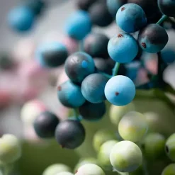 Clearance Kirklands Home Pastel Berry Cluster Stems, Set of 3