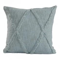 Outlet Kirklands Home Pastel Tufted Diamond Pillow, 18 in. Blue