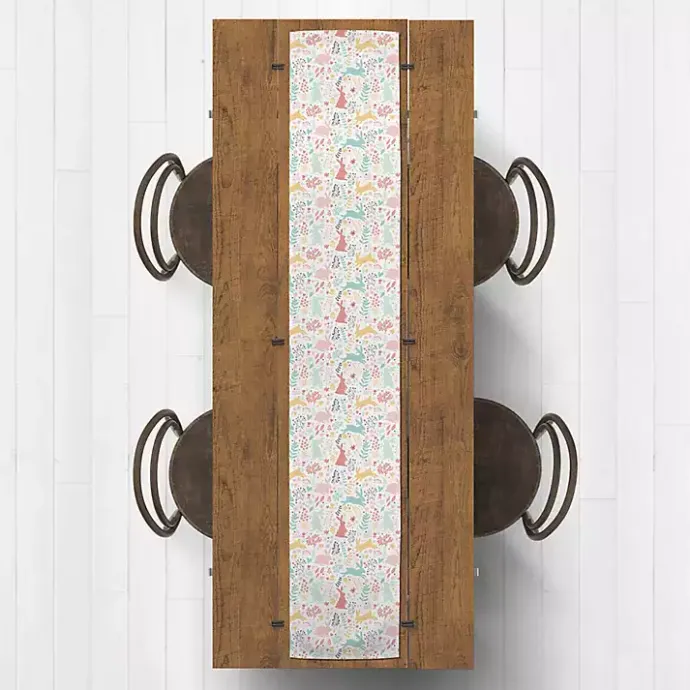 Kirklands Home Pastel Easter Pattern Table Runner, 72 in.