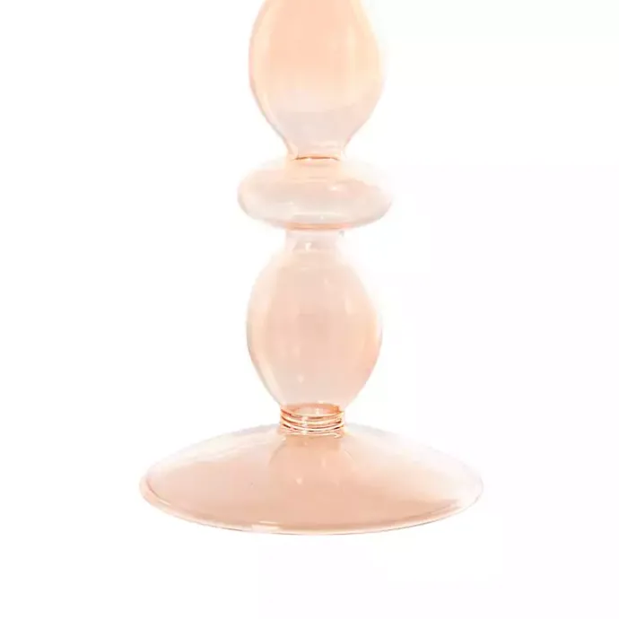Clearance Kirklands Home Pastel Glass Taper Candle Holders, Set of 3